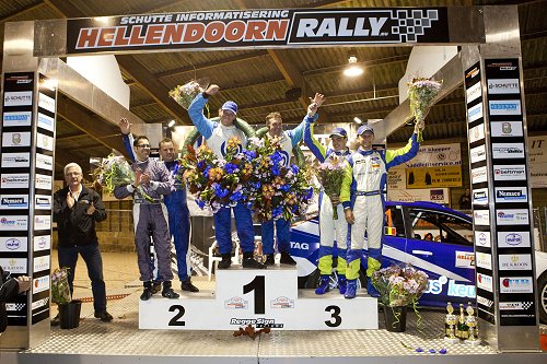 Podium Hellendoorn Rally 2010